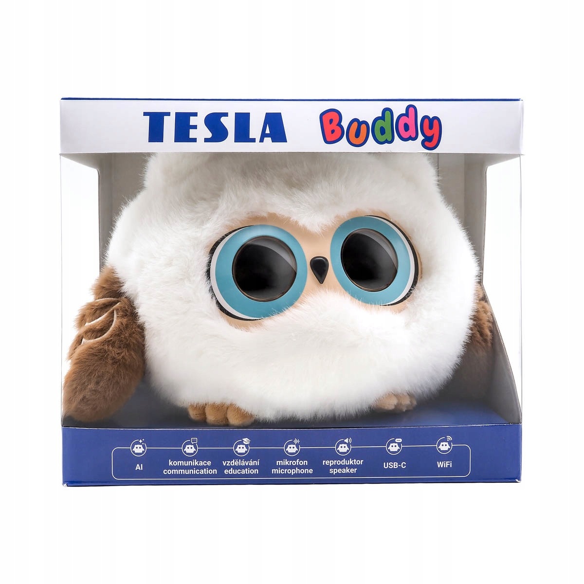 Tesla Bambino Buddy Ai Owl Interaktywny pluszak Ai dla dzieci