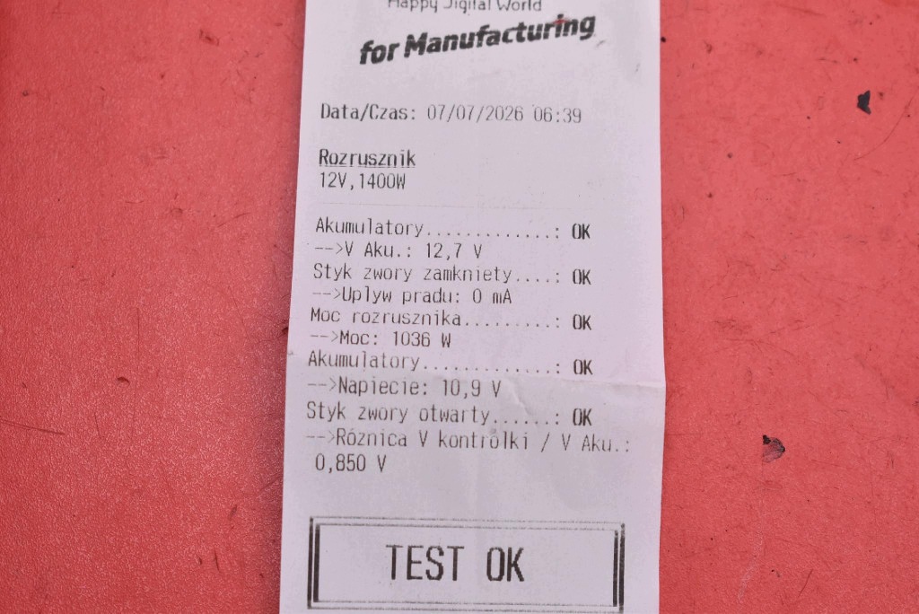 starter test 8V21-11000-AE FORD TRANSIT COURIER MK1 1.6 TDCI 95 KM 14-23
