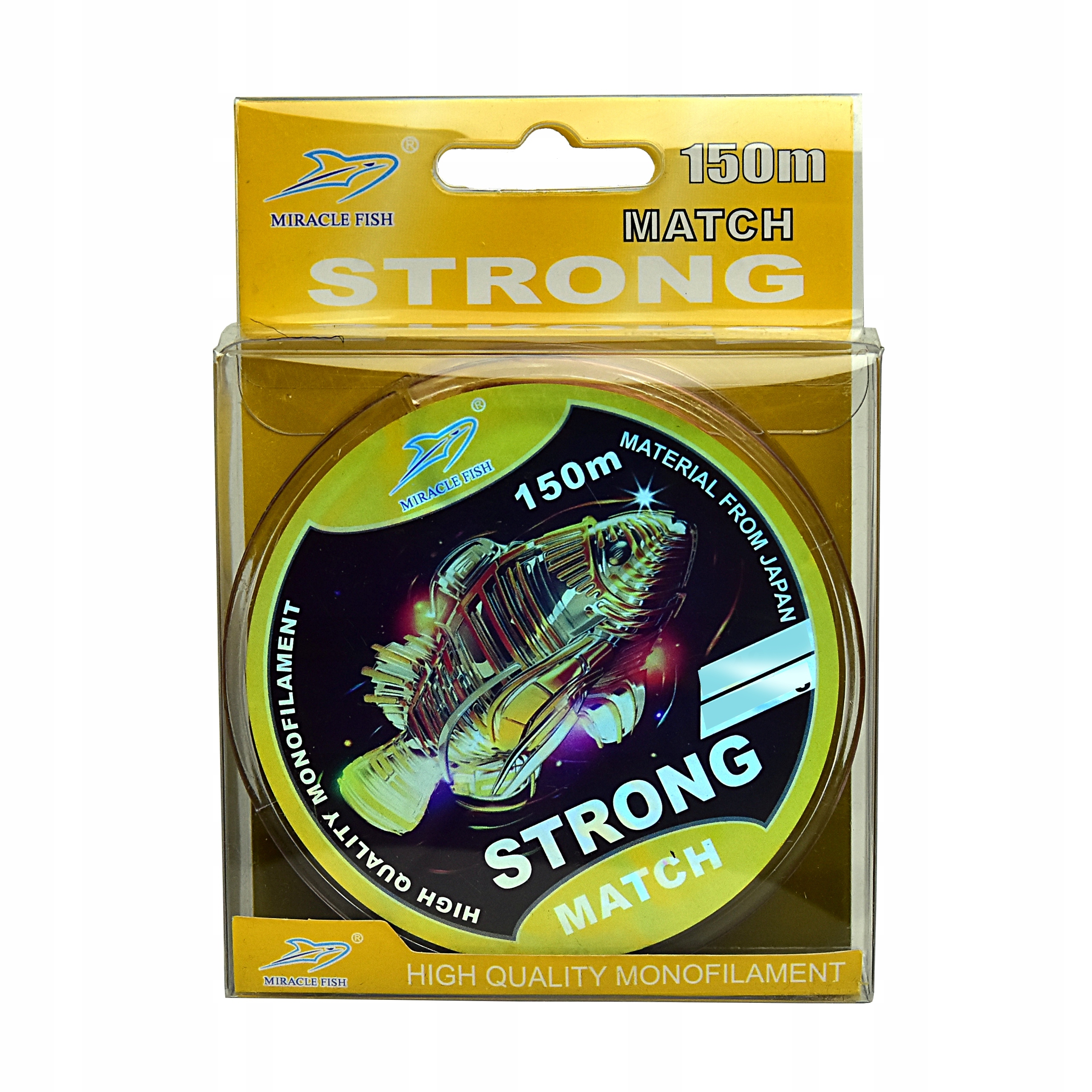 ŻYŁKA WĘDKARSKA STRONG MATCH 0,18 mm 7,0 kg 150 m Kod producenta MATCH 018