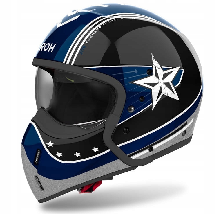 Motocyklová Prilba S Čeľusťou Airoh J110 Command Octane Gloss