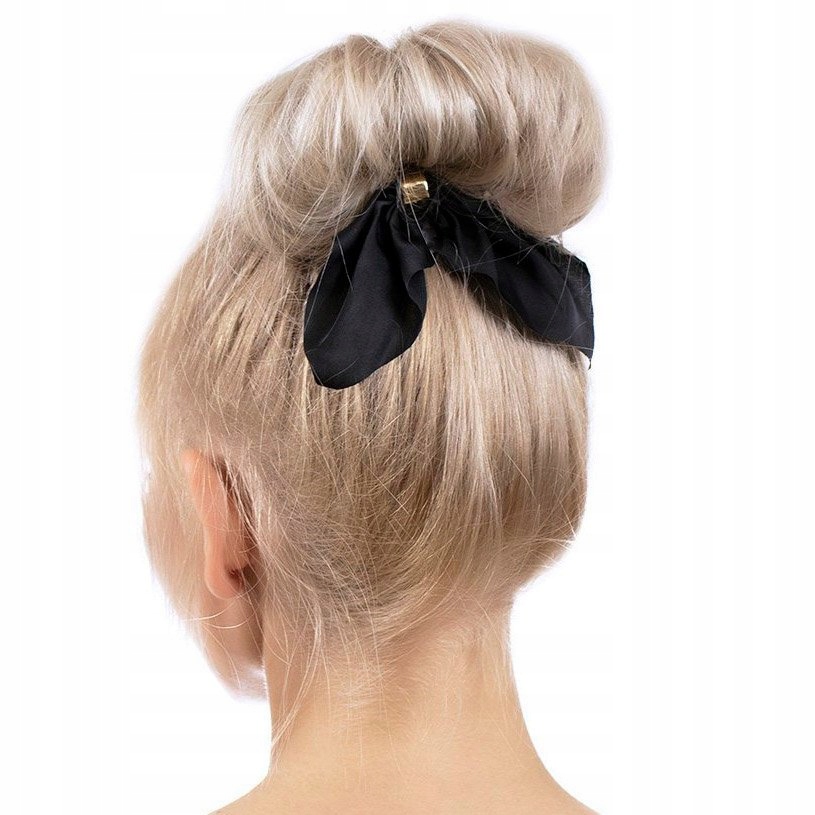 

Gumka do włosów Apaszka Scrunchies frotka Czarna