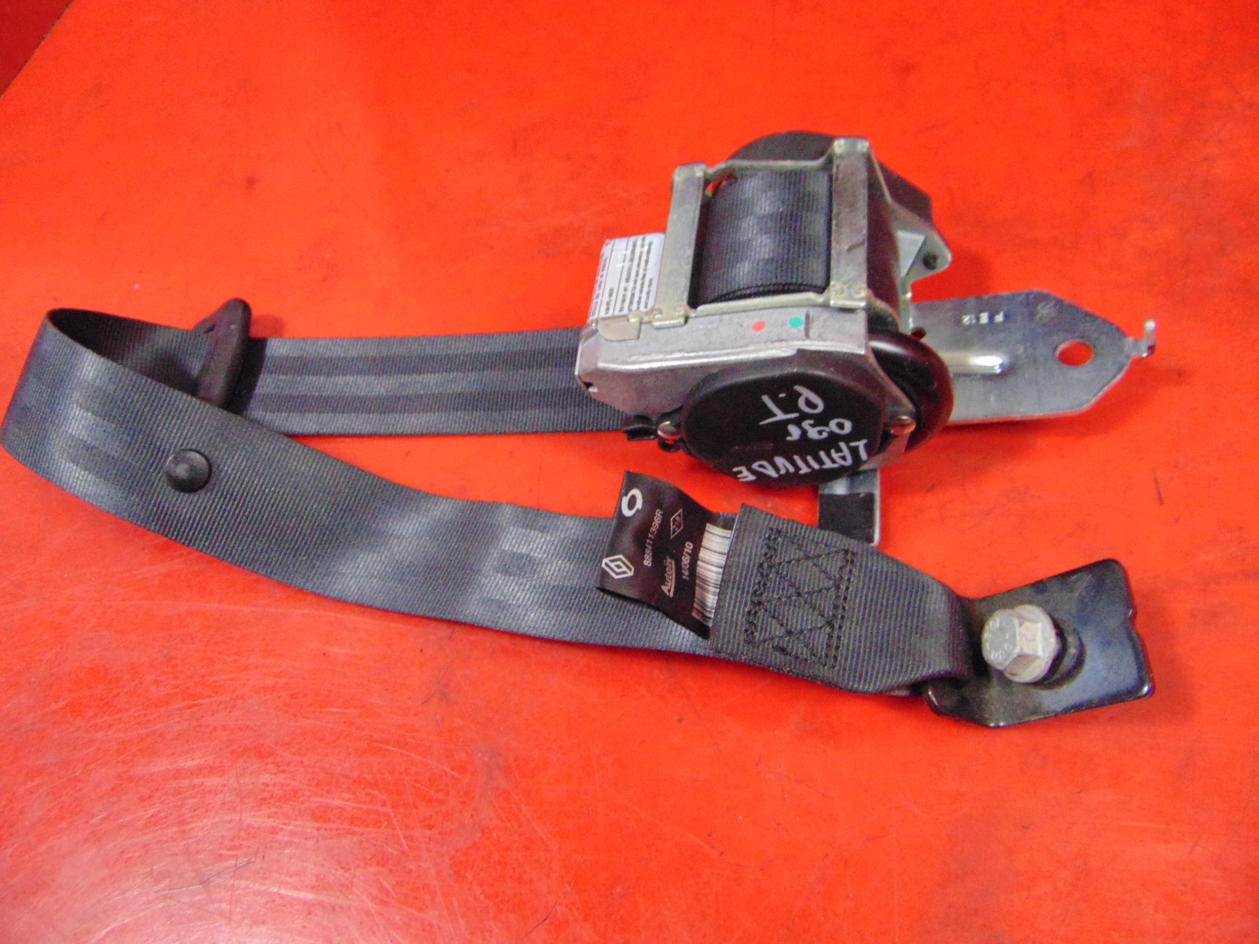 RENAULT LATITUDE airbag airbags dashboard console tension belt