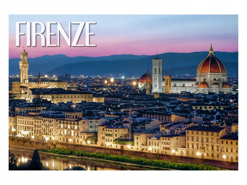 

Florencja Skyline Katedra Magnes na lodówkę