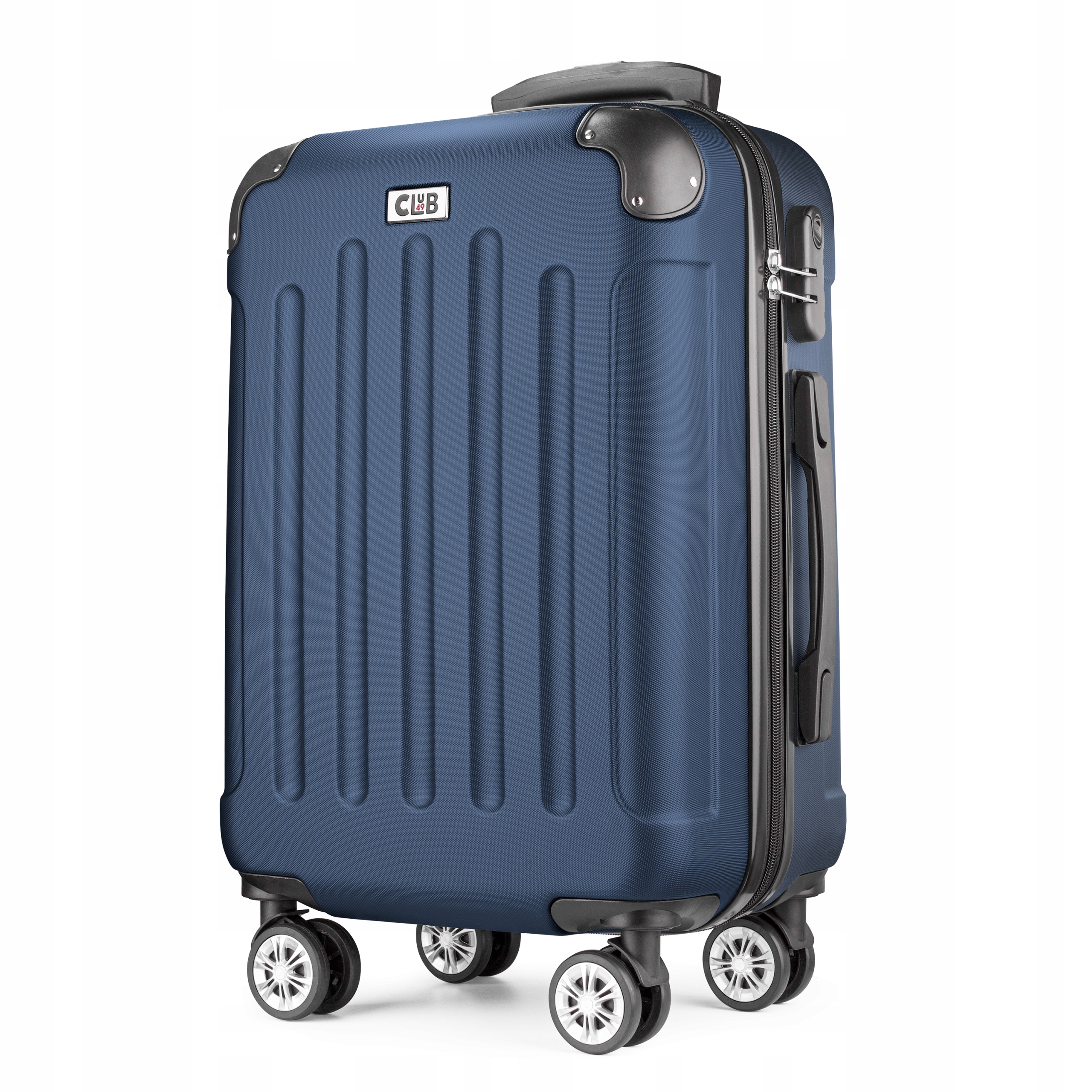 Posh Cestovní kufr z tvrdého Abs, velký, 110 l (granátový, velikost XL)