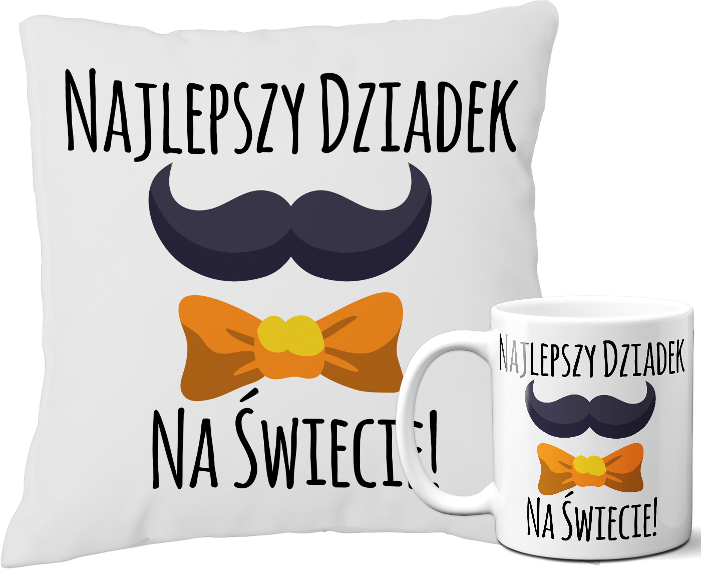 

Poduszka + Kubek - Prezent Dzień Babci Dziadka