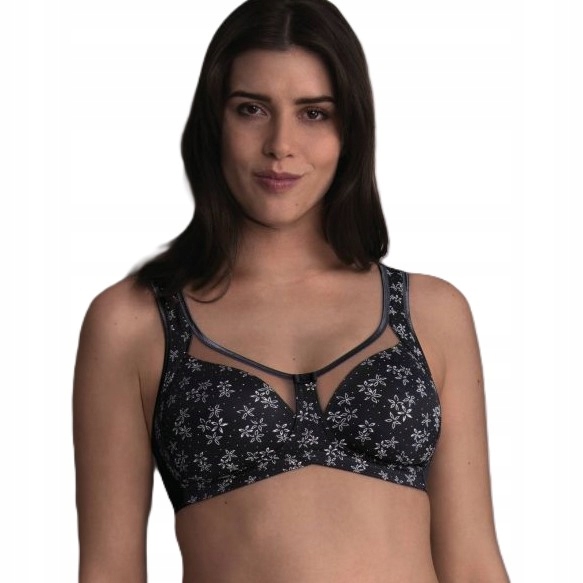 Černá podprsenka Bez Kostic Podprsenka s tvarovanými košíčky Clara Art 75E