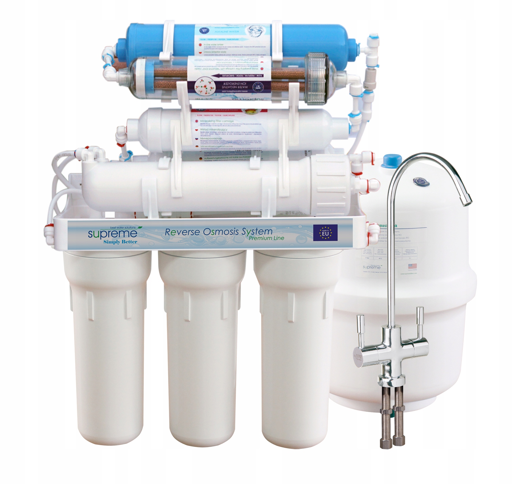RO8 Supreme Premium Ionizátor vody S-L-FIR-BIO250 Redox Orp 500 mV pH 11