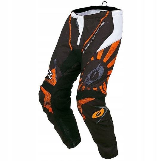 Nohavice O'Neal Element Zen orange/black 34