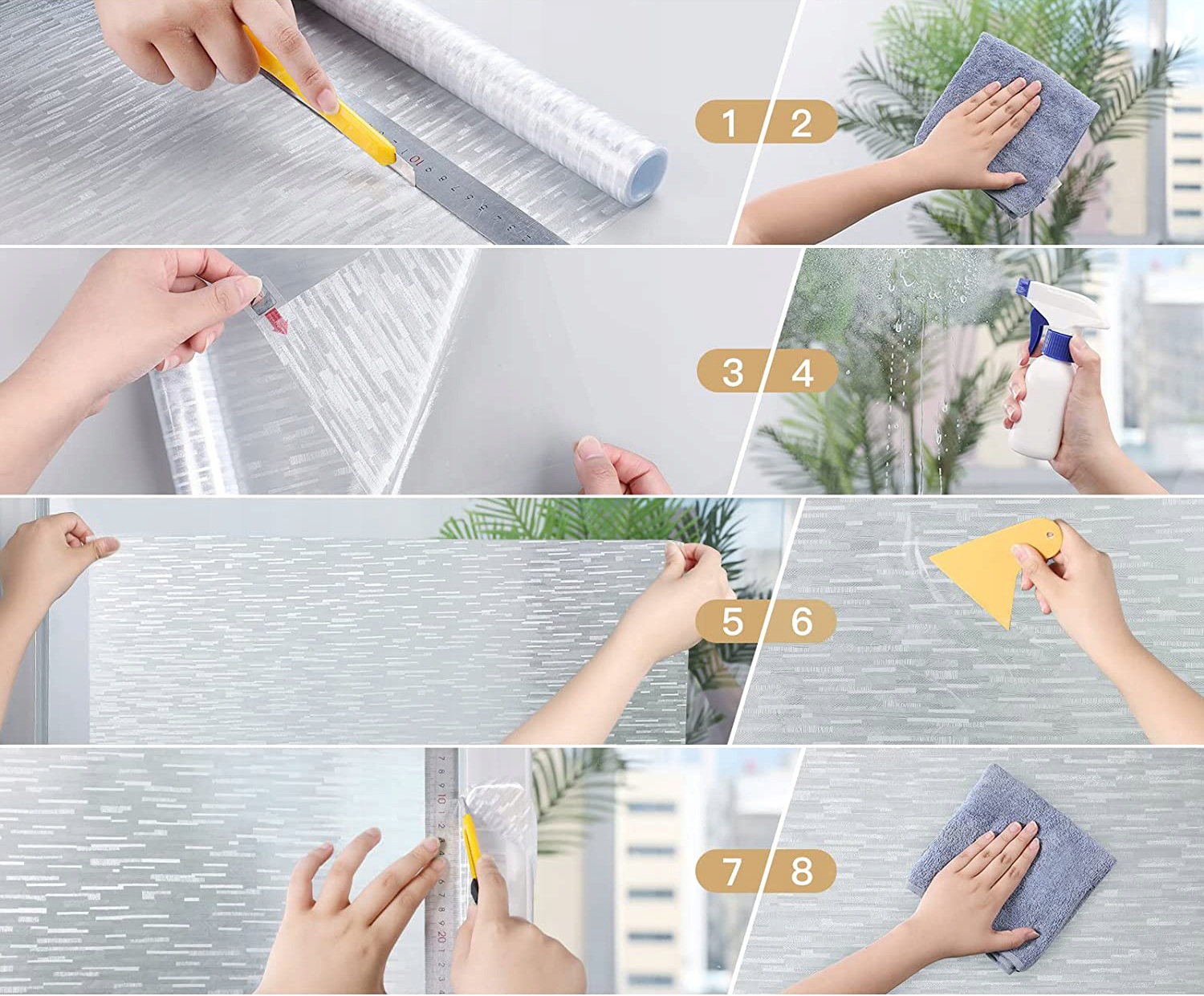 FOLIA OKIENNA Samoprzylepna folia statyczna 45x200 Marka inna