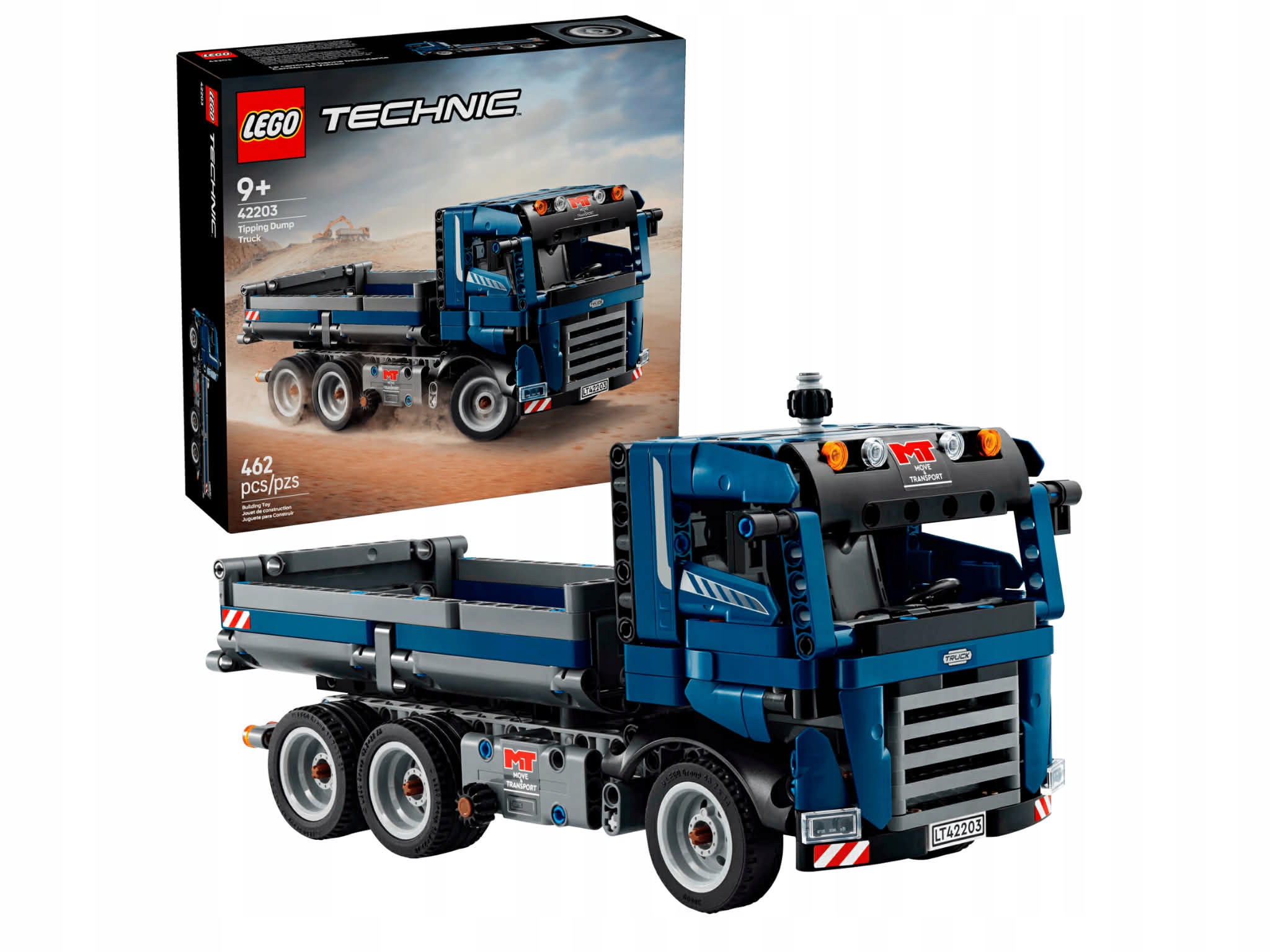 Lego Technic 42203 Sklápěč S Naklápěcí Převodovkou 9+