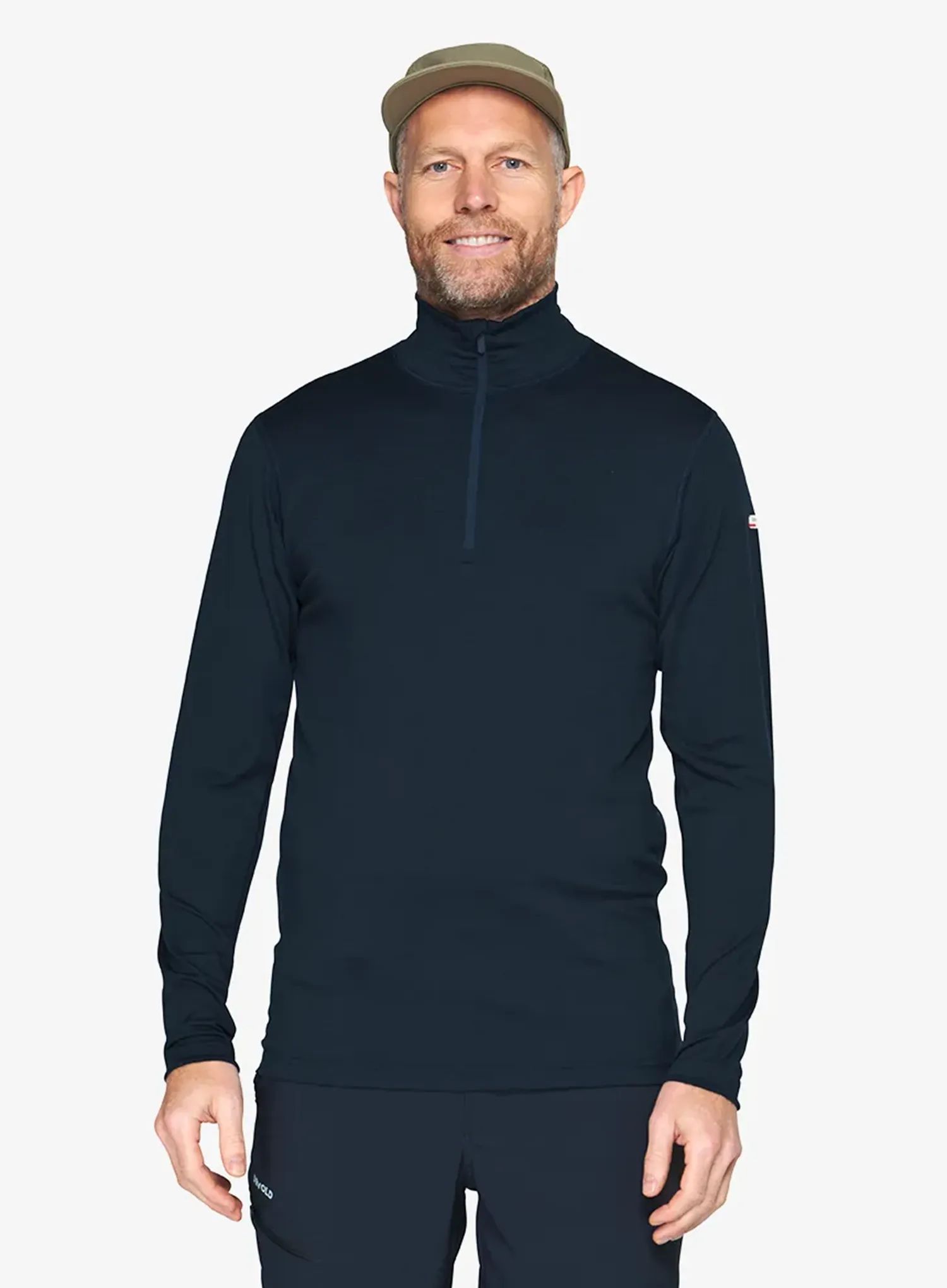 Mikina Devold Breeze Plus Merino 200 Zip Neck ink S