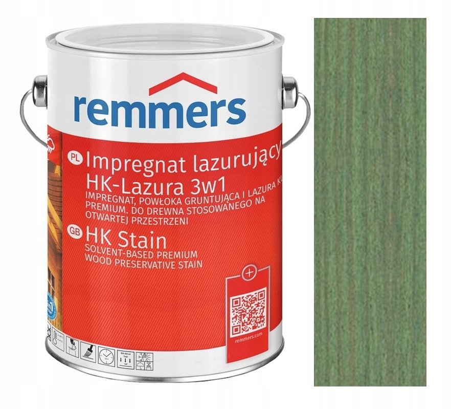 

Remmers HK-Lazura impregnat do drewna 2,5L Zielony