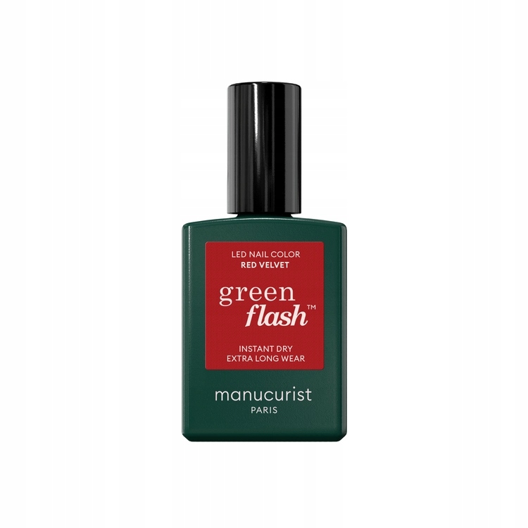 Manucurist Green Flash Led Gel lak Red Velvet 15 ml