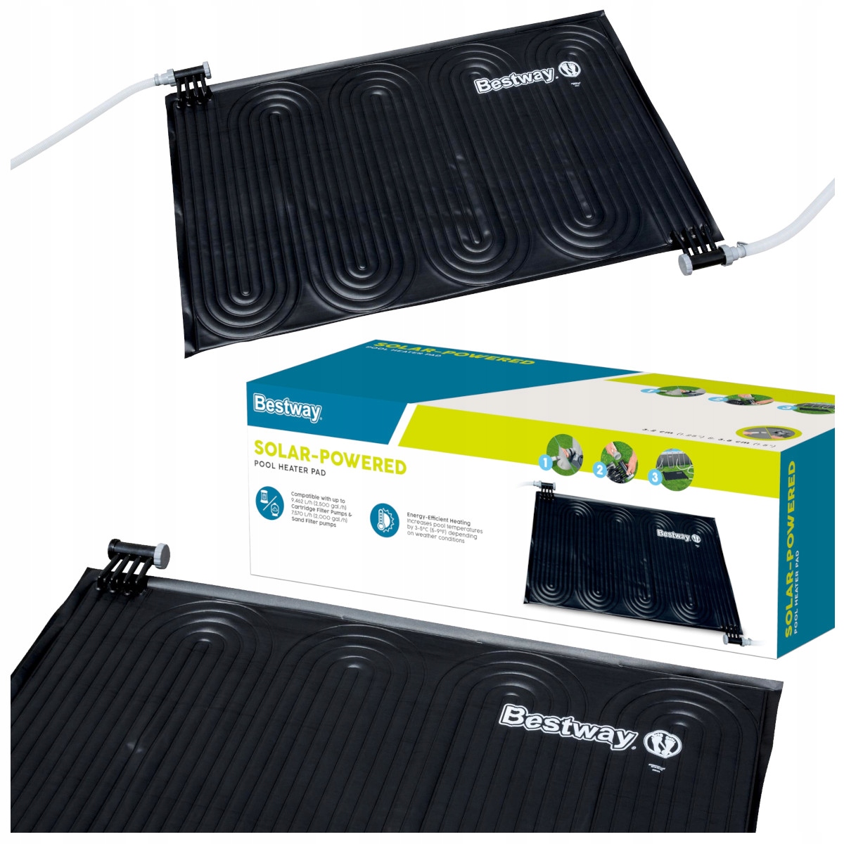 Solárna podložka na ohrev vody v bazéne Bestway 58423 110x171 cm NEW2026