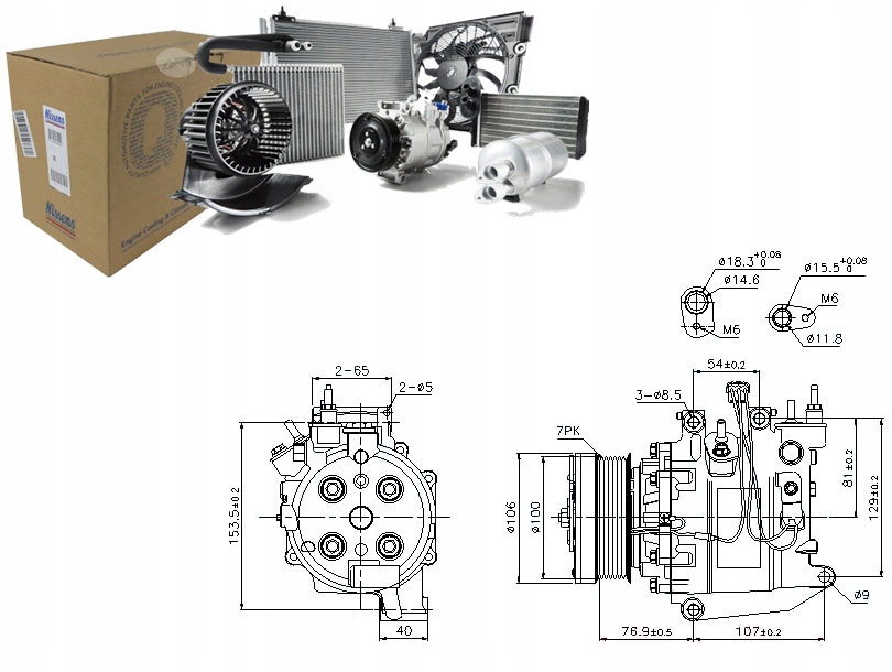 NIS89247 Kompresor Klimatizace Honda CIVIC VIII Asistent řidiče #33