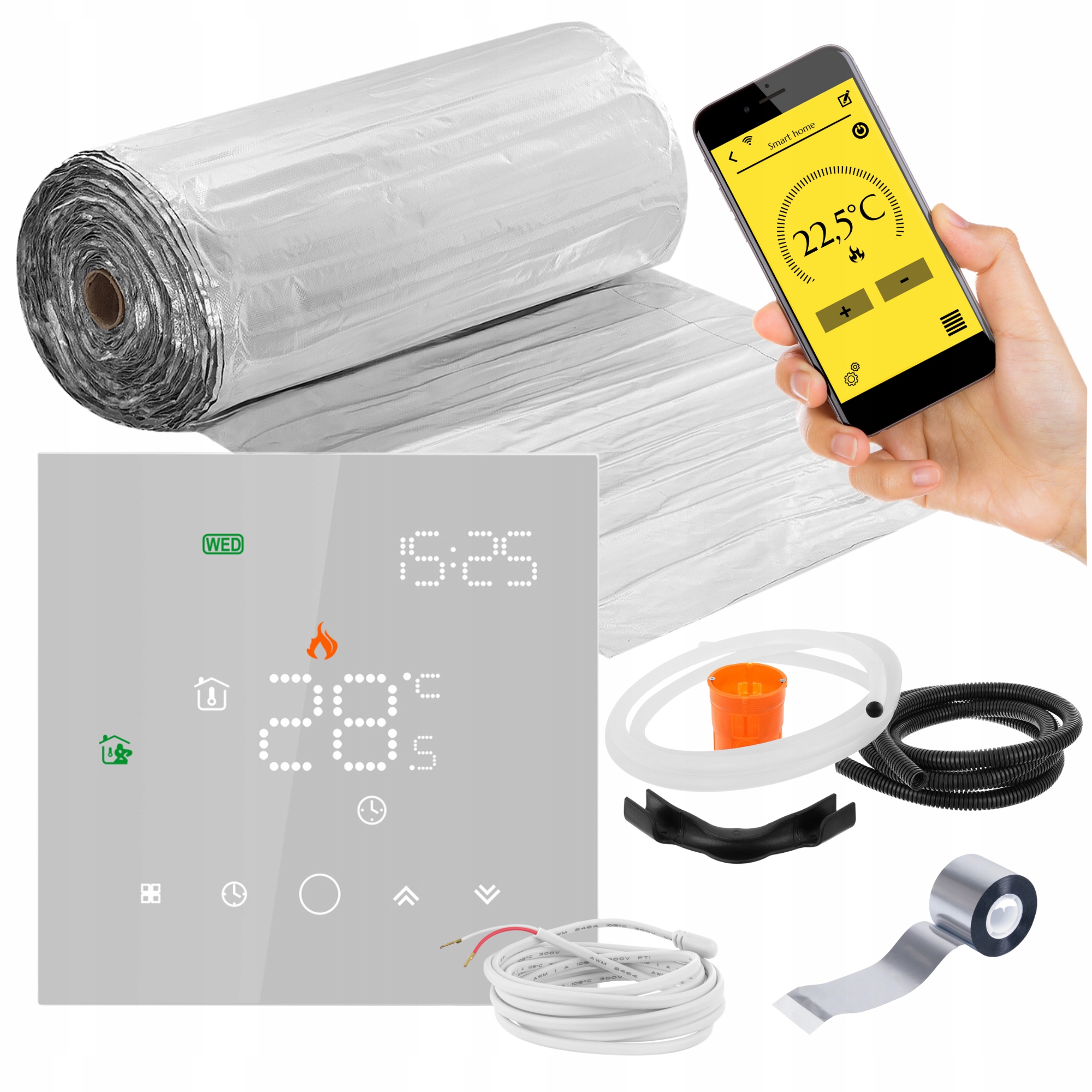 Sada Vykurovacích Podložiek Mission Air pod panely MAL-160W/m² 20m² WIFi