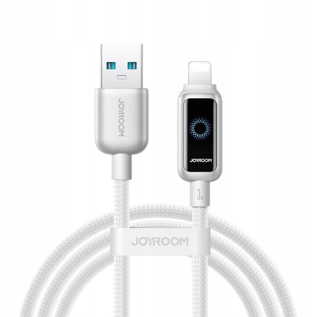 Kabel przewód Usb-a iPhone Lightning 3A 1.2m biały