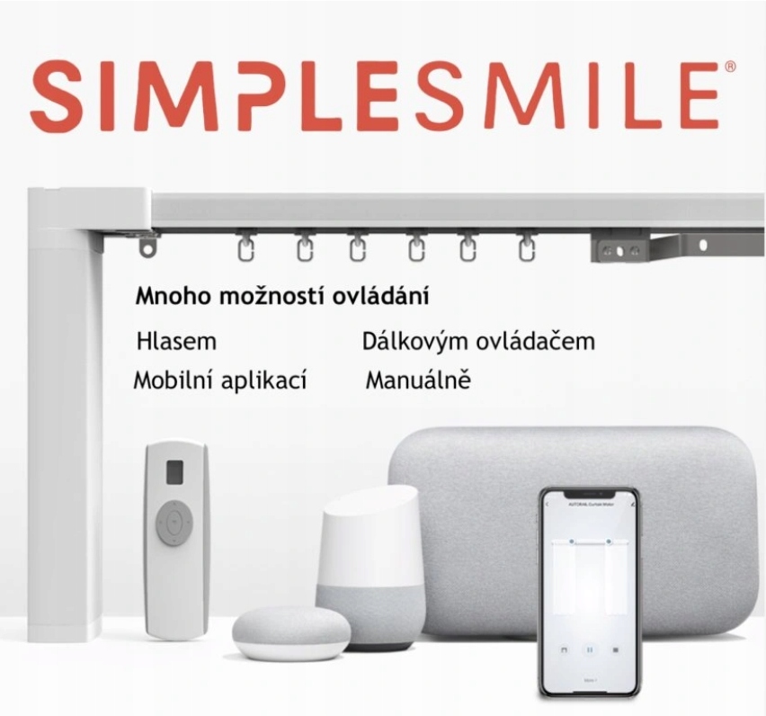Elektrická motorová garniža Wifi, Thuya, Alexa, ďalej. ovládanie šírka 1-620 cm