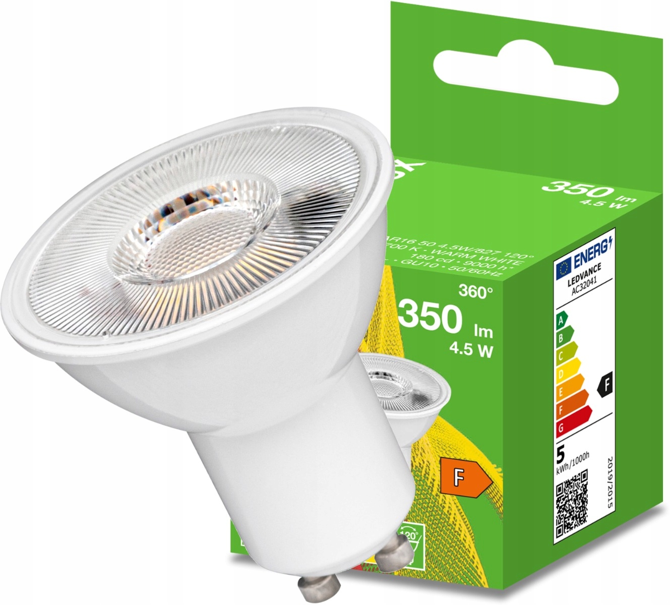 

Żarówka Led GU10 4,5W 35W 2700K 120° Bellalux