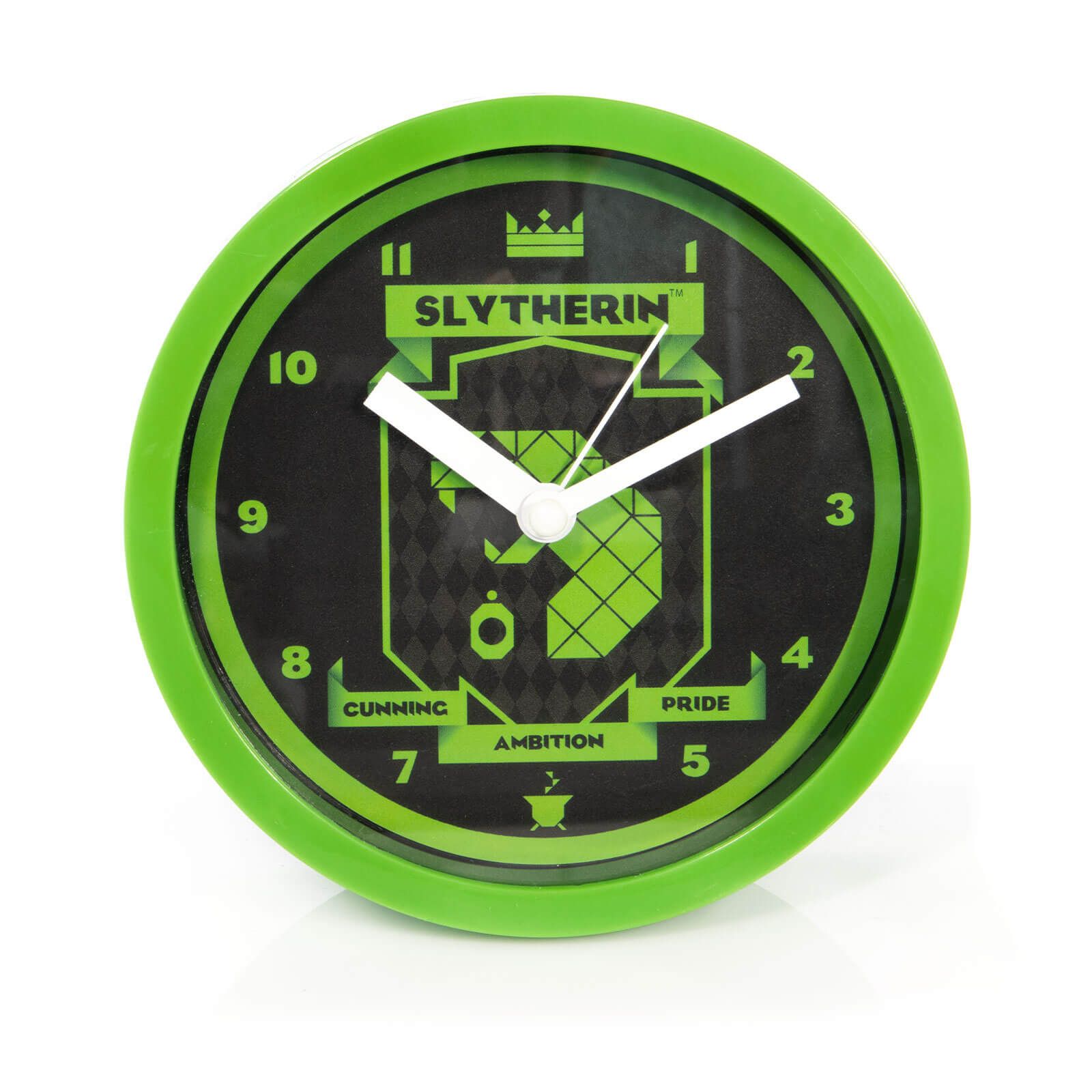 Markowy zegar na biurko Harry Potter Slytherin 12