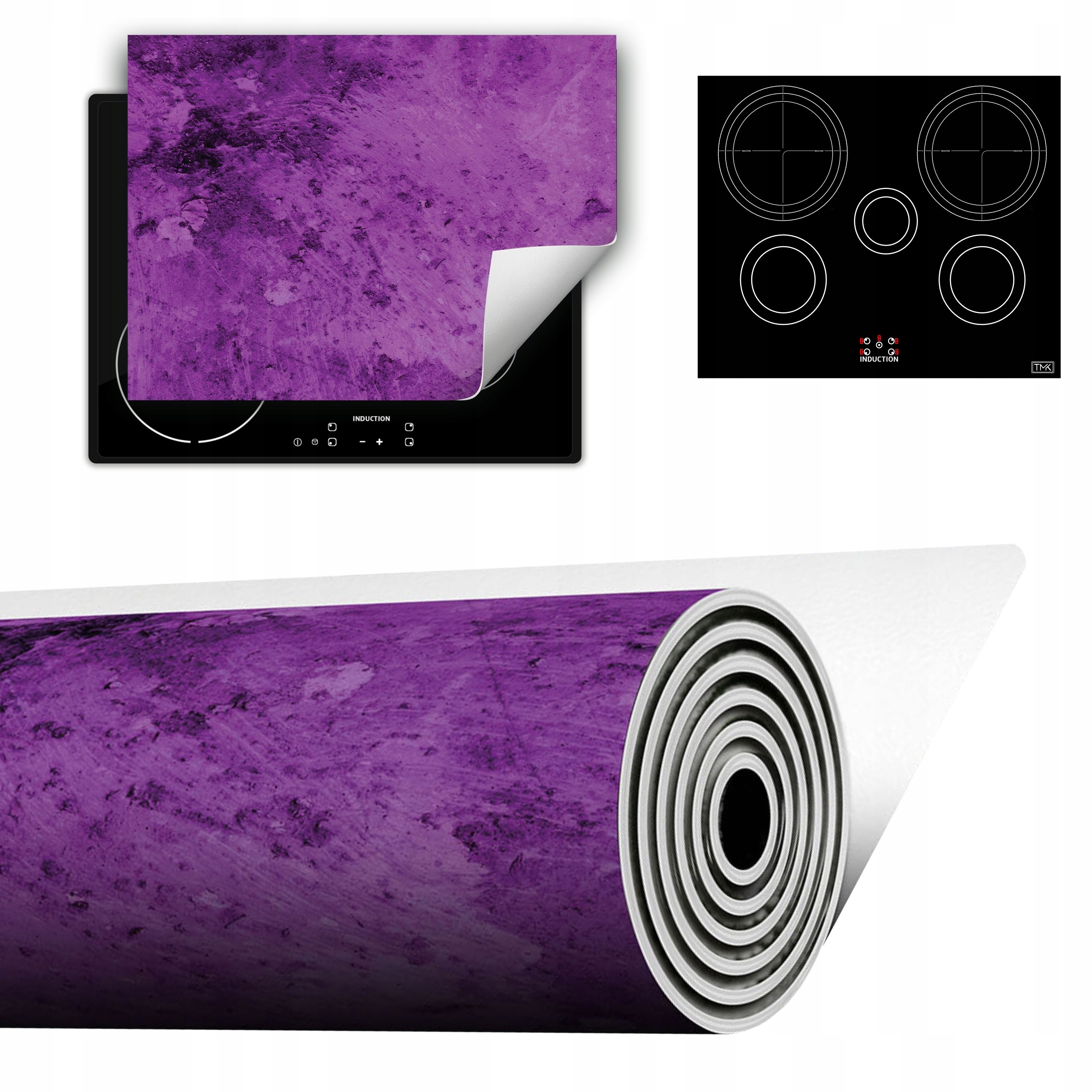 Vinylová Podložka Do Kuchyně Více Místa 70x52 břidlice fialová