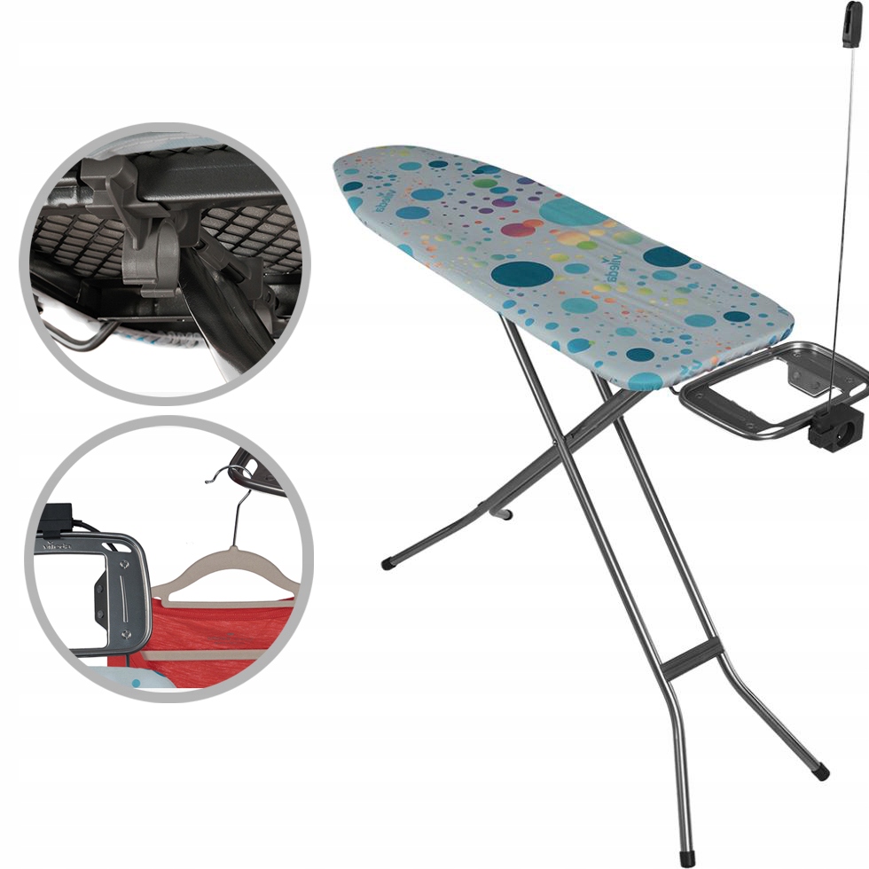 Deska Vileda Do Prasowania Star Plus Składana Z Gniazdkiem 120x38 cm