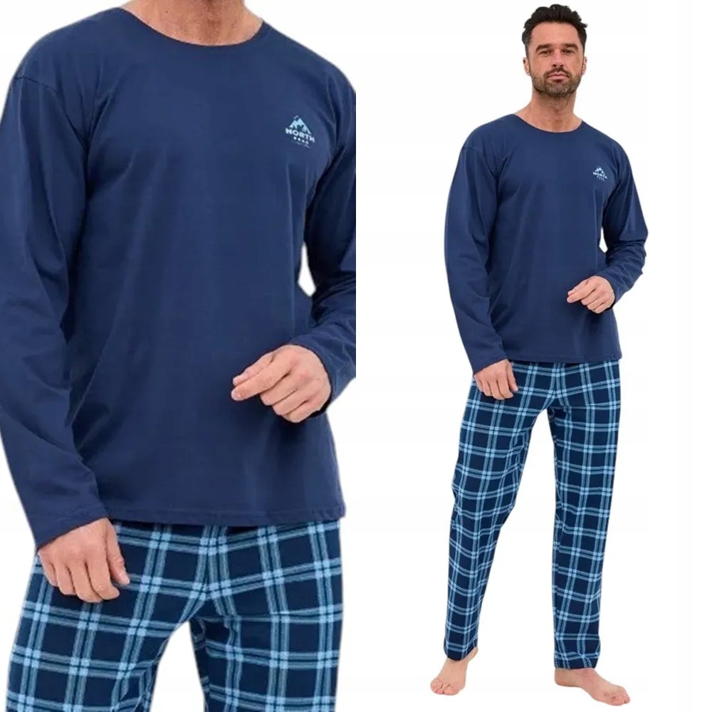 Pánské Pyžamo Cornette 124 North M 46 Tmavě modrá