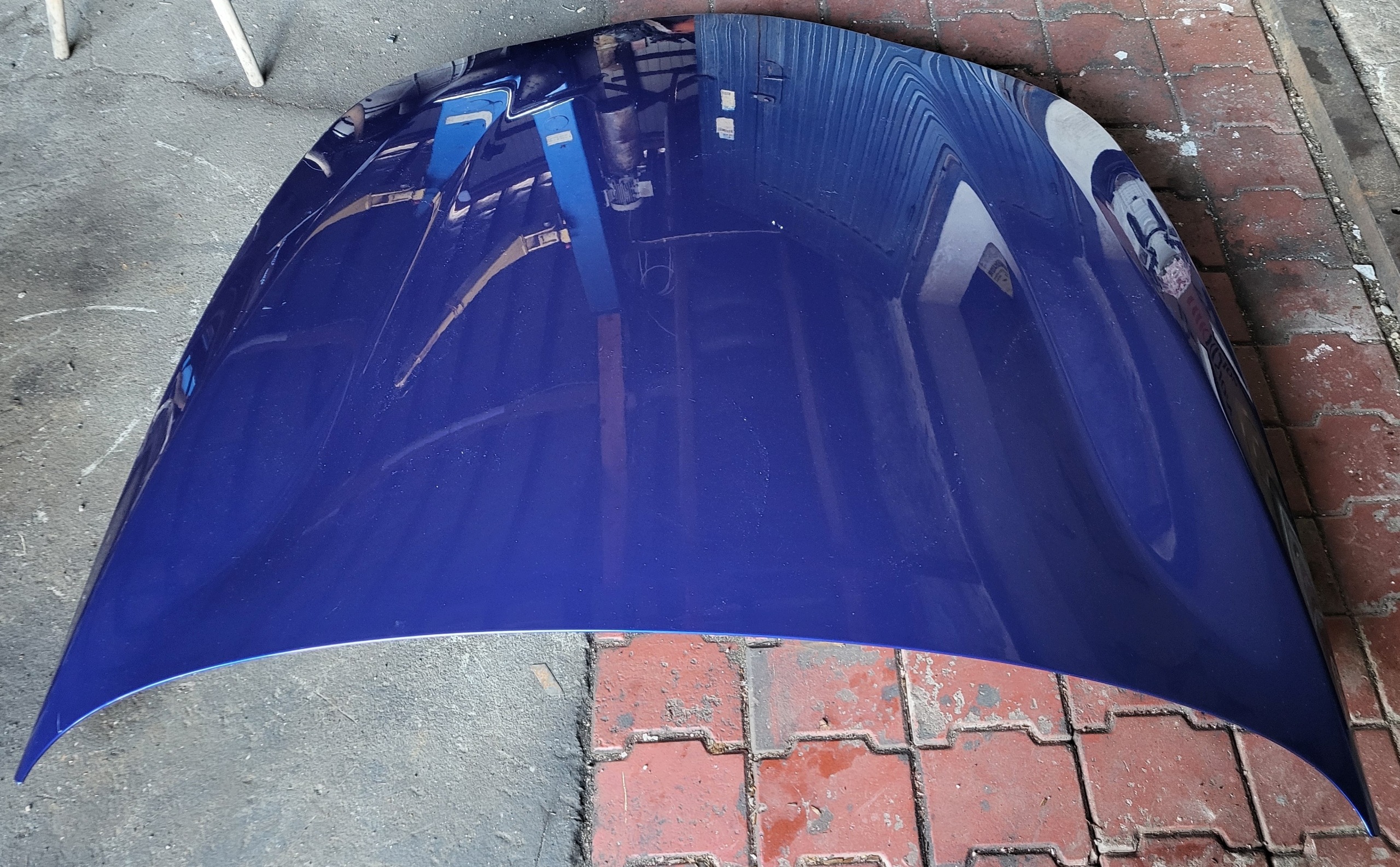 bonnet front engine housing cover complete ALFA ROMEO STELVIO blue 486 OE