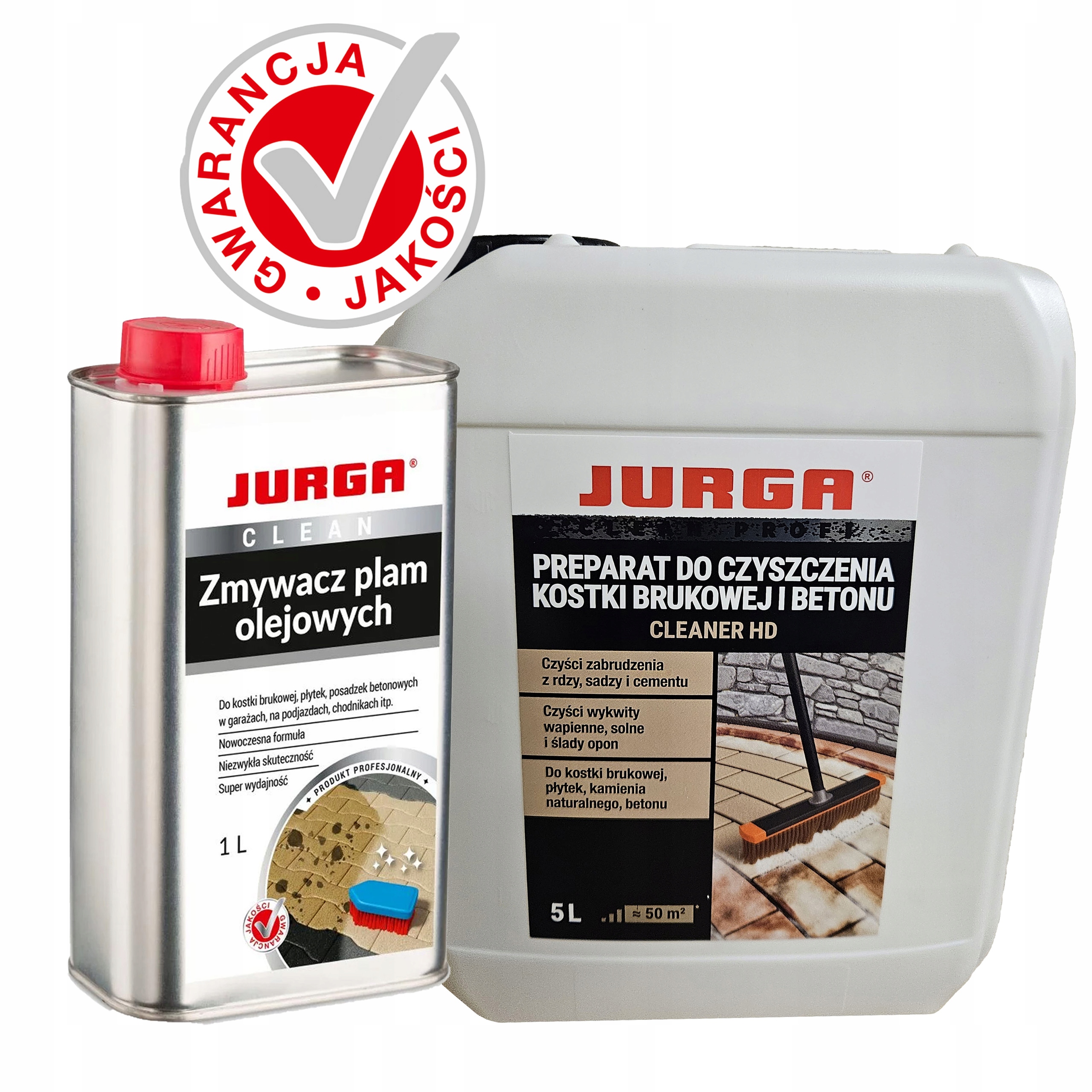 Zmywacz Plam Olejowych 1L Plus Cleaner Hd 5L Płyn do Mycia Kostki Brukowej