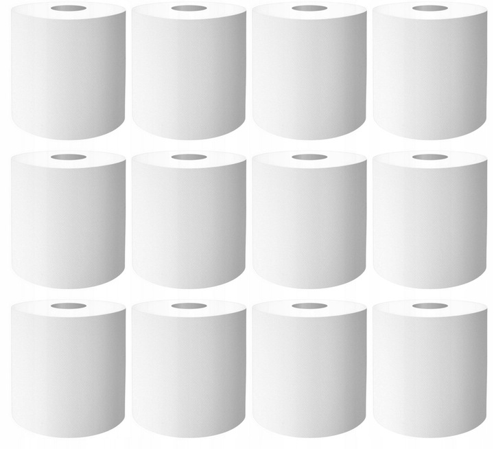 Ręcznik Papierowy Mistral Biały Celuloza 12 sztuk x 100m Bezpyłowy Wydajny