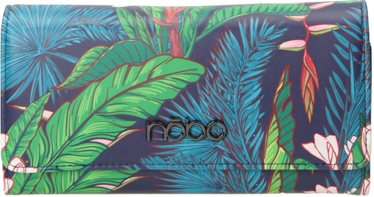 

P435 Nobo duży portfel damski dżungla syntetyczny