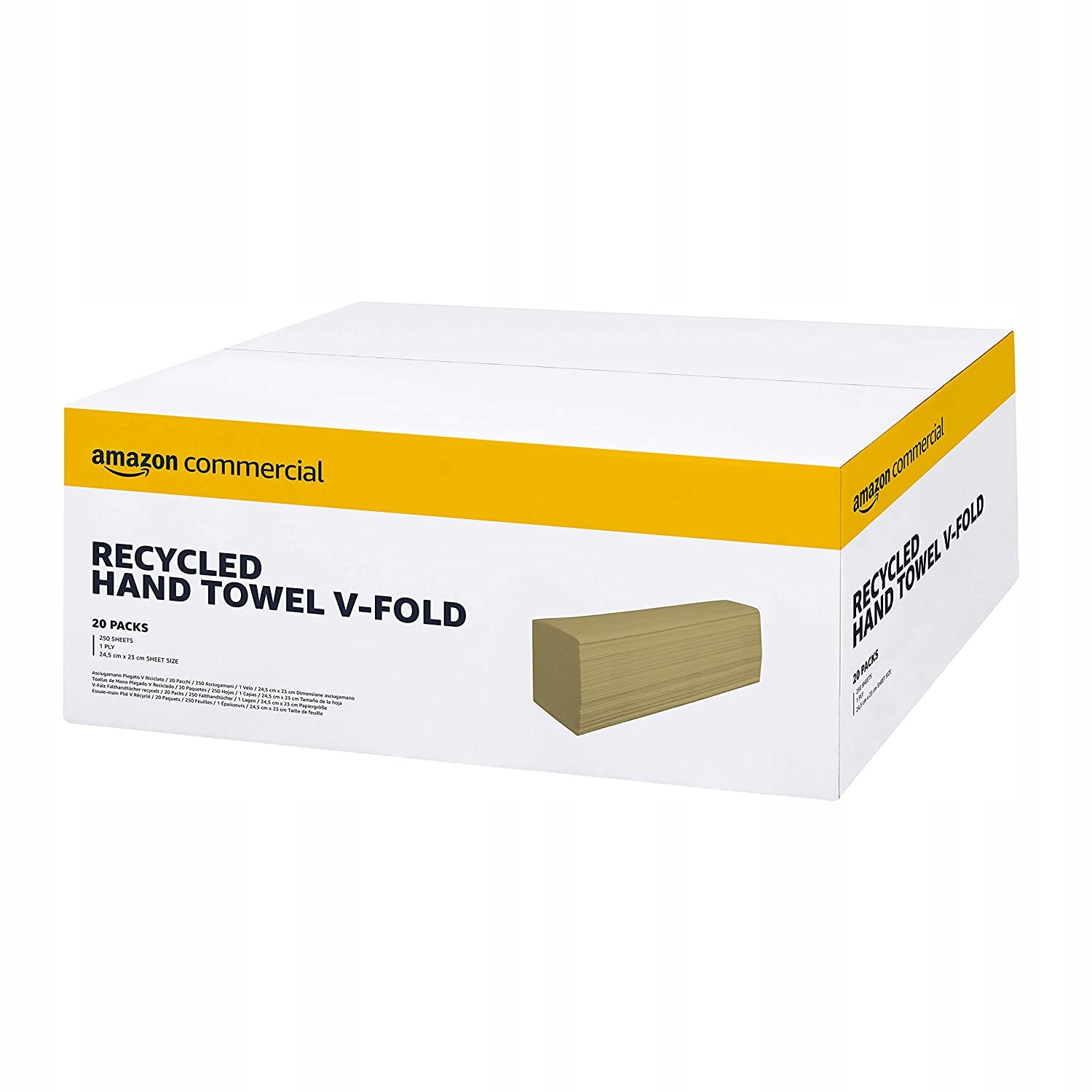 Levně Amazoncommercial Papírové Ručníky 5000 Ks 23 CM X 24,5 CM