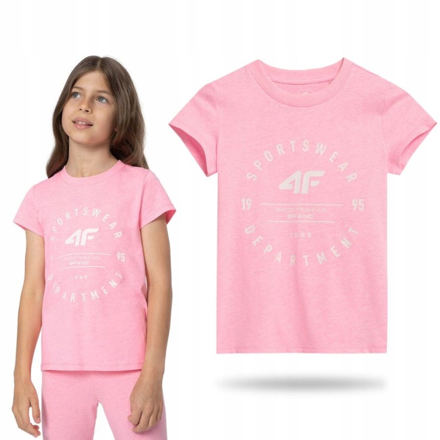 

Koszulka Dziewczęca 4F Podkoszulek T-shirt Sport