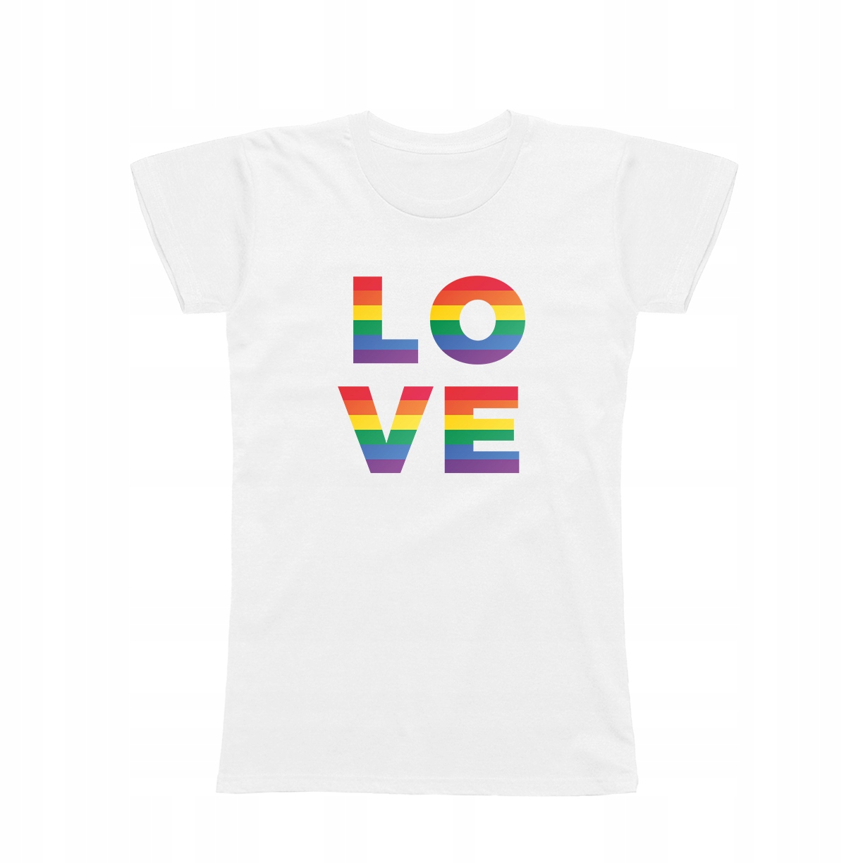 

L - Koszulka T-shirt Lgbt Tęcza Tęczowa Is Love