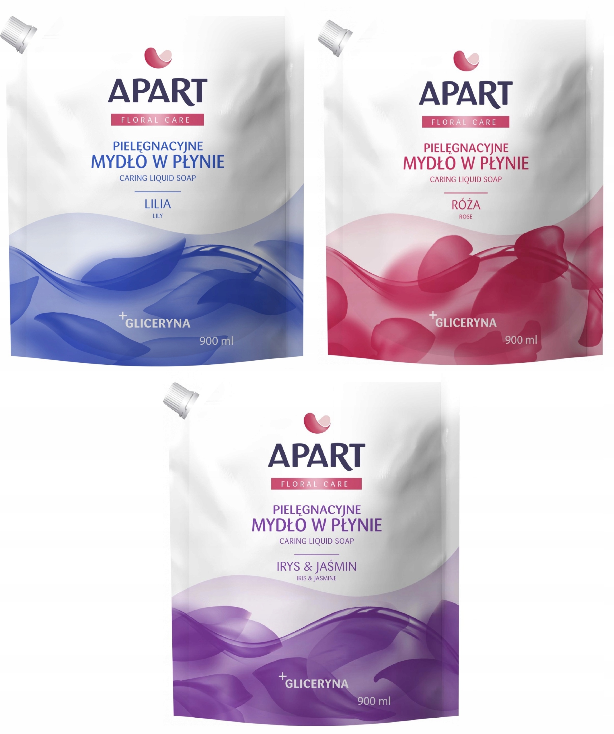 

Apart Mydło W Płynie Zestaw MIX Zapachów 3x900ml