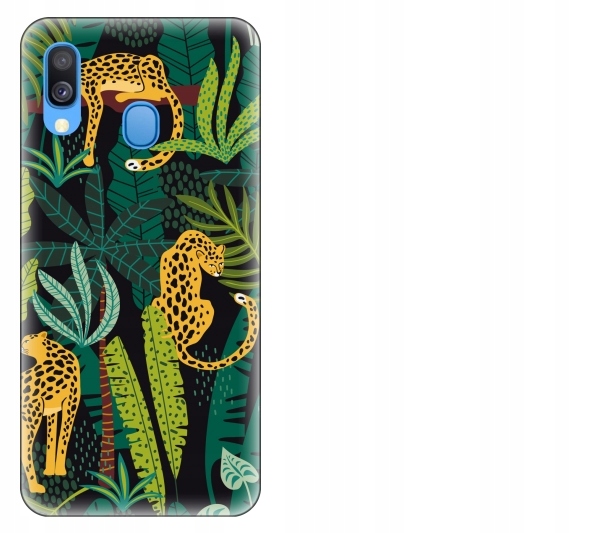 

Etui pokrowiec Samsung Galaxy A40 Lampart pantera