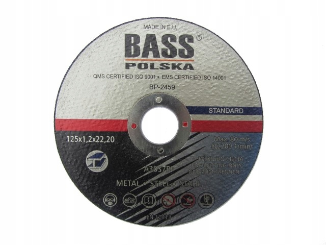 

Tarcza do cięcia metalu 125mmx1.2x22.2mm