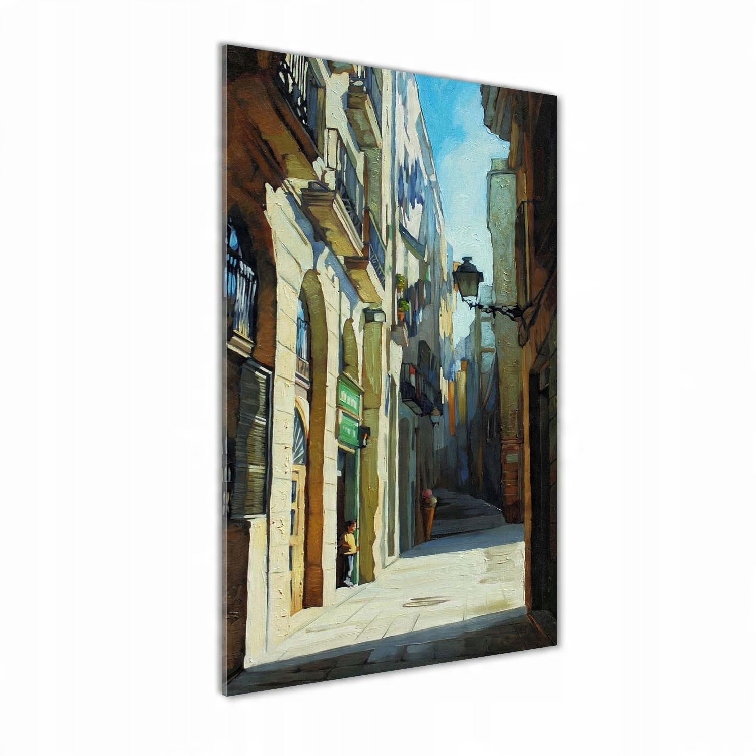 

Foto obraz szkło akrylowe Ulice Barcelony 50x100cm