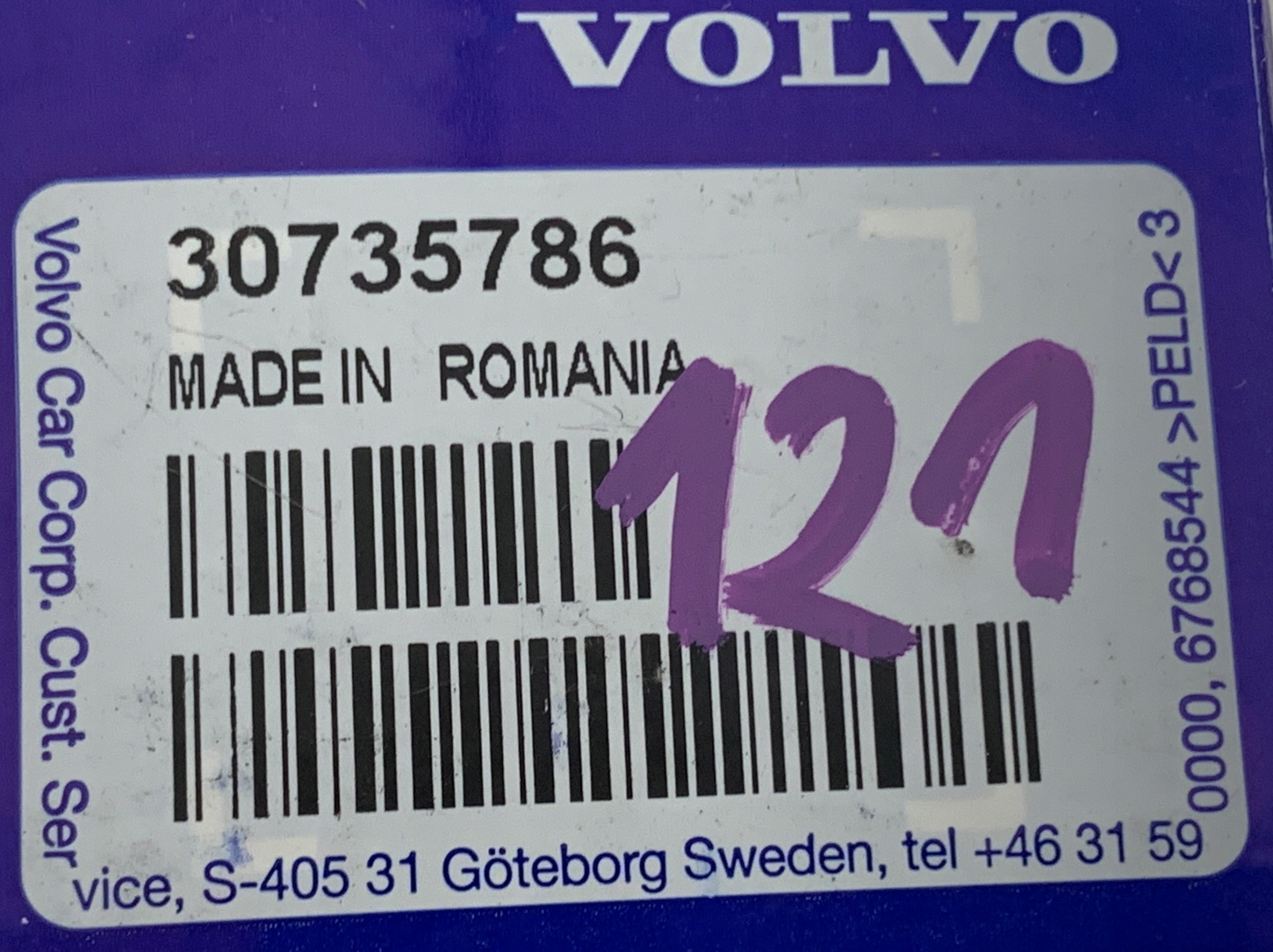 ELEKTROZAWOR SOLENOID SKRZYNI BIEGOW VOLVO 2 4 Parts manufacturer Volvo original OE