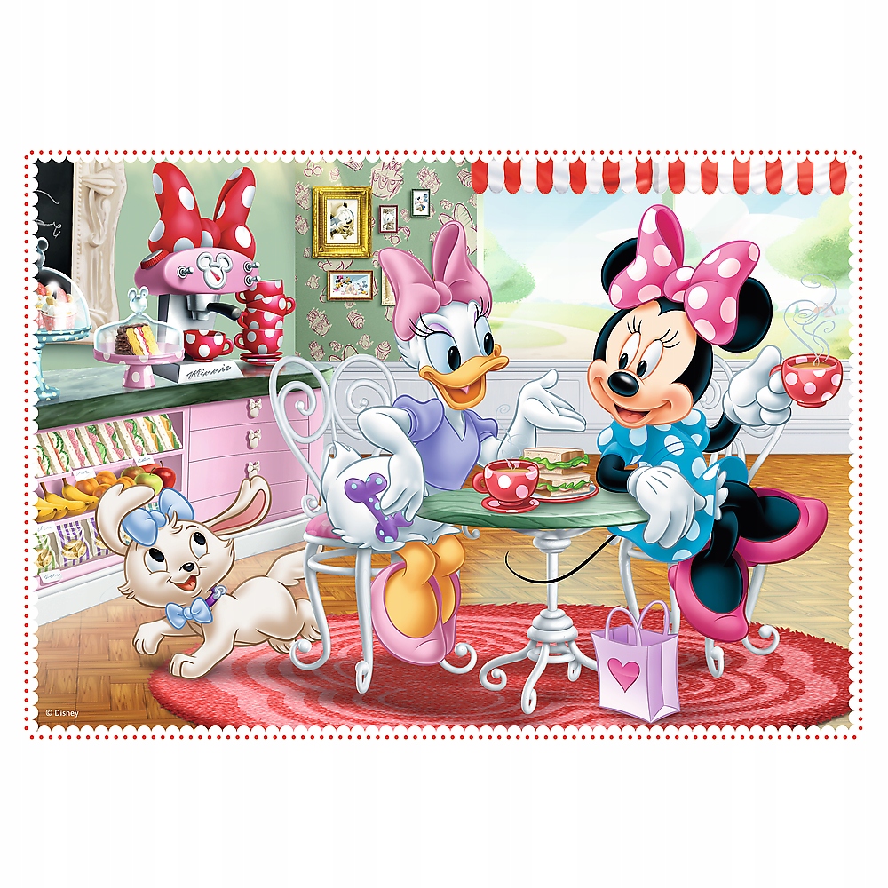 PUZZLE 4W1 MINNIE Z PRZYJACIÓŁMI  34355