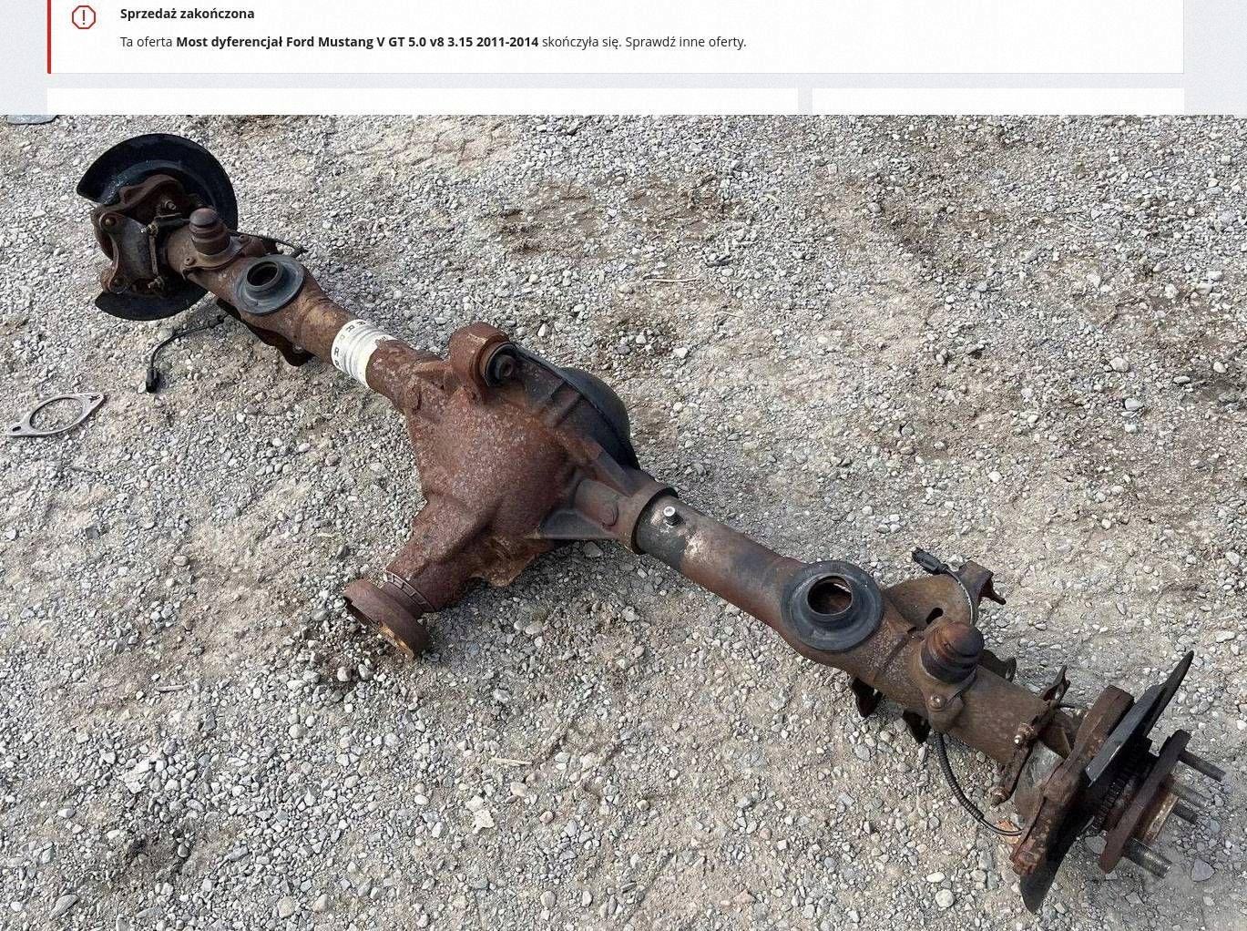 differenziale differenziale Ford Mustang V GT 5.0 v8 3.15 2011-2014