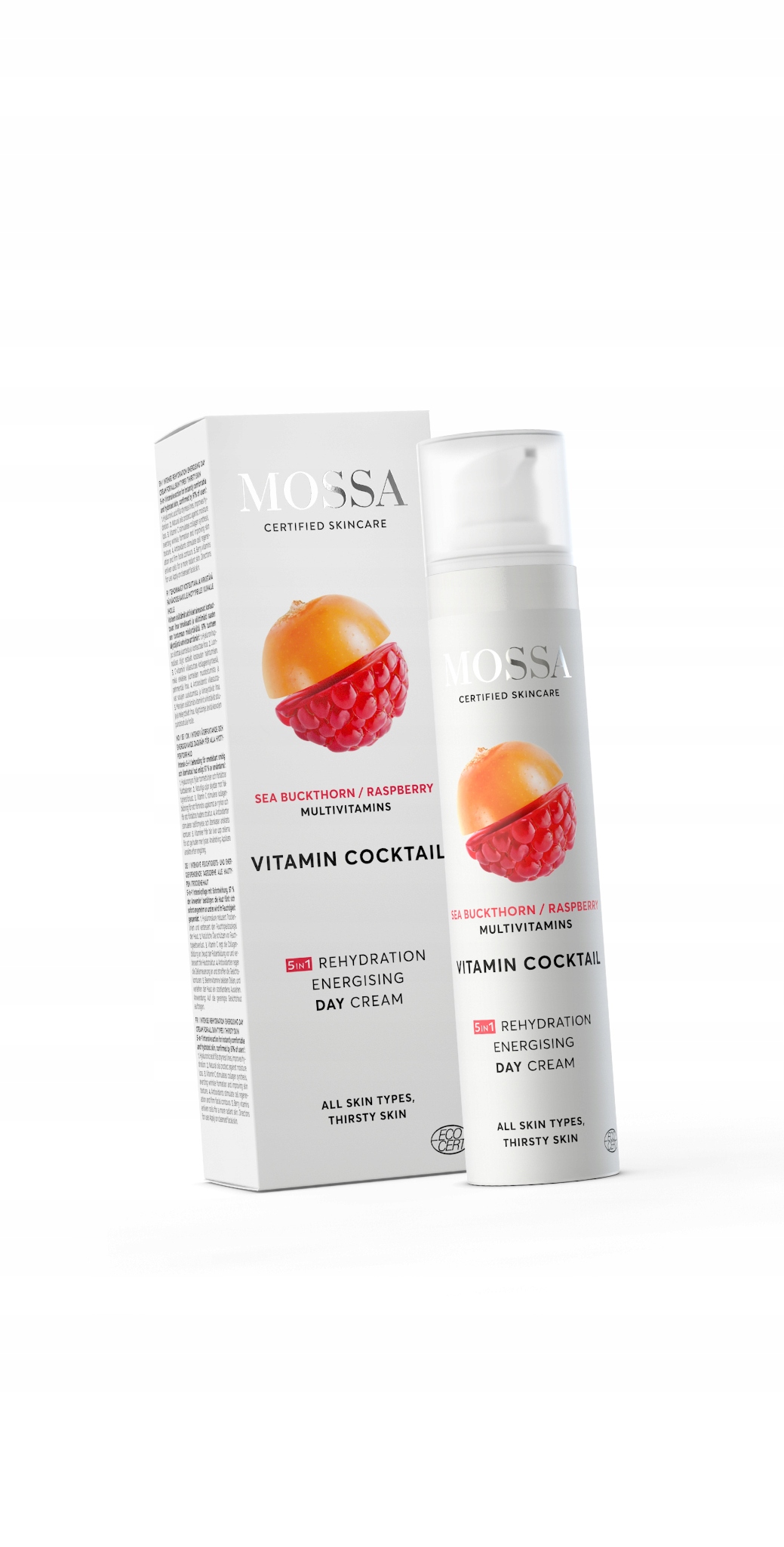 Multivitamínový denní krém s rakytníkem a malinou Mossa by Madara 50 ml
