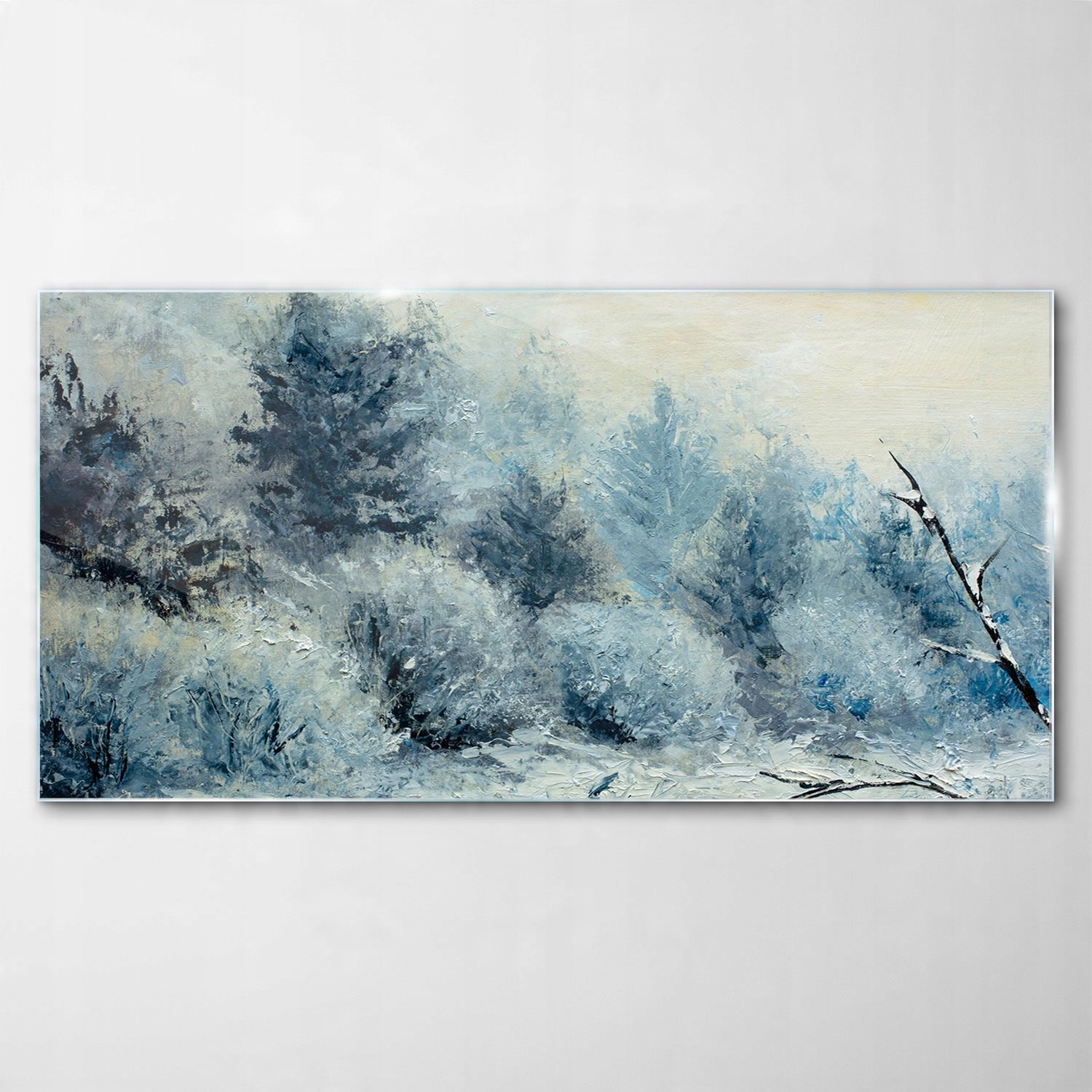 

Obraz na Szkle Dekor Zima Krajobraz Las 120x60
