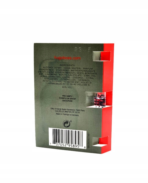 Hugo Boss MAN GREEN woda toaletowa 1.5ml Próbka Marka Hugo Boss