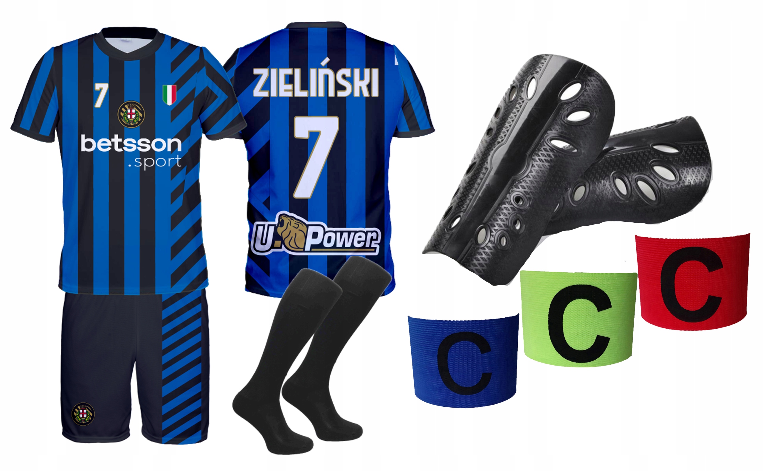 Zieliński komplet sportowy strój piłkarski Oo 152