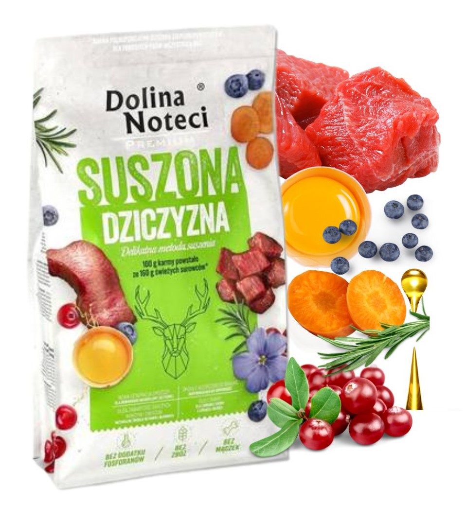 Levně Dolina Noteci Premium Sušené krmivo pro psy Zvěřina 9kg