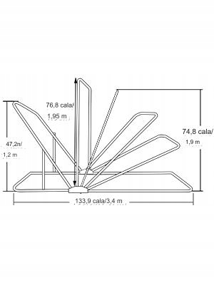 Pokrowiec na motocykl 3.4 m Producent Vevor