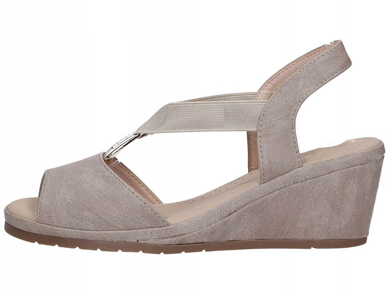 

Sandały Na Koturnie Na Gumki Lekkie Buty Letnie 38