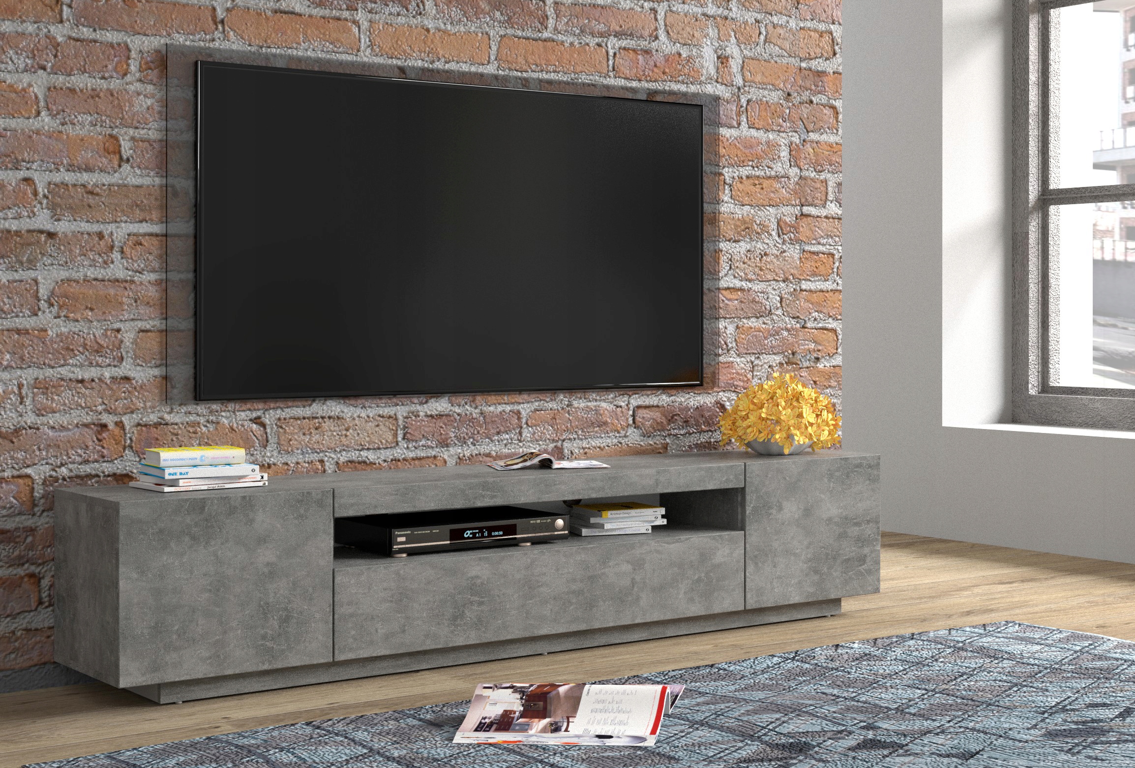 Szafka RTV 200 komoda beton stojąca Marka Homlando