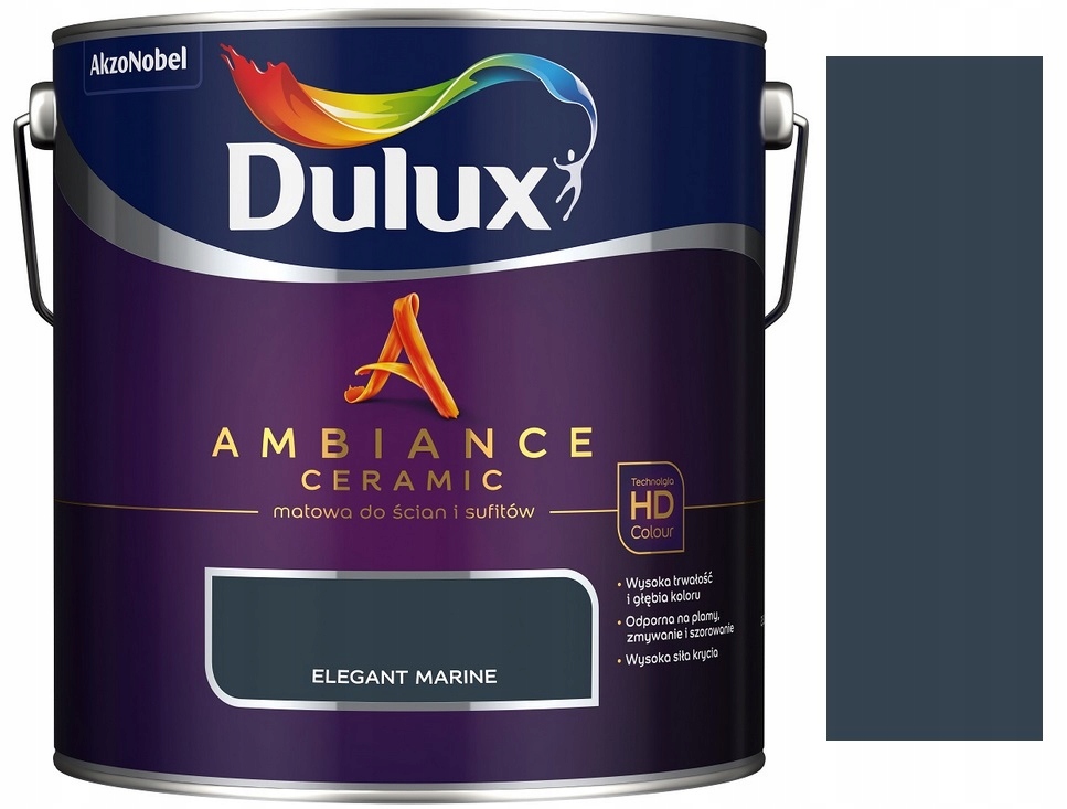 Dulux Ambiance Ceramic Farba Ceramiczna Elegant Marine 2.5L